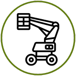 Emelőkosaras fakivágás